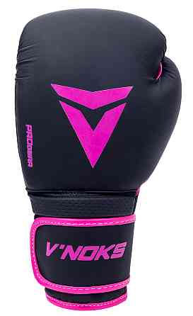 Боксерські рукавиці V`Noks Ultima Black Fuxia 12 ун. Каменское