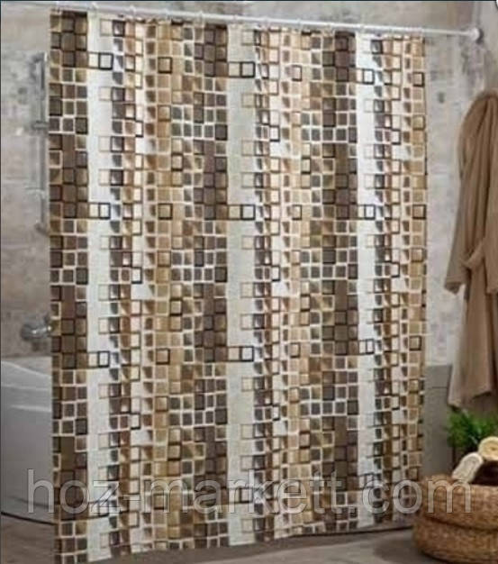 Штора в ванную тканевая Миранда Kare производство Турция Харьков - изображение 2