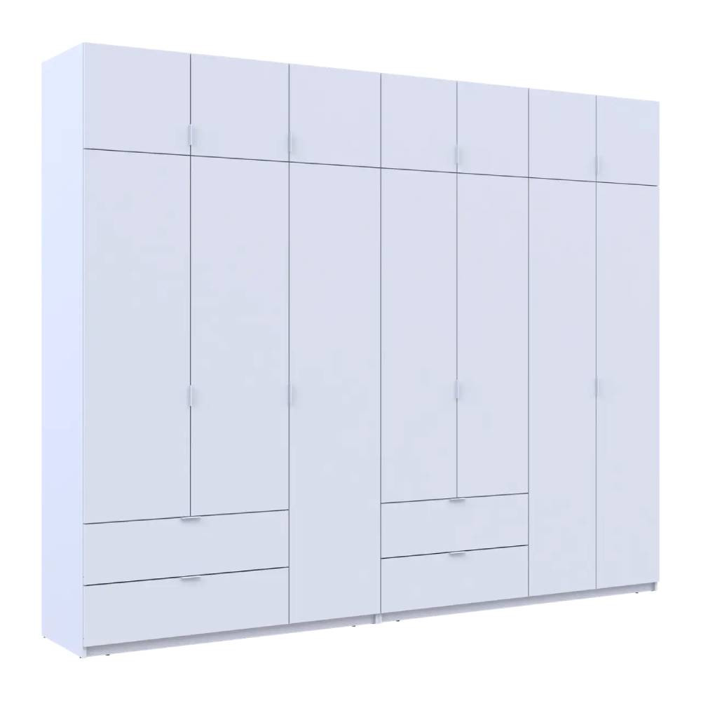 Шафа для одягу Doros Лукас Біла 3+4 ДСП 295х50х240 DRS-011687 (42005122) Львів - фото 6