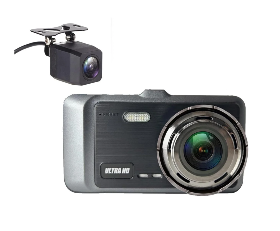 Автомобильный видеорегистратор X-19 Pro Wi-Fi 2K (2 камеры) Винница