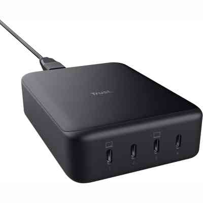 Зарядний пристрій Trust Maxo 4xUSB-C PD240W GaN Black (25413_TRUST) Вінниця