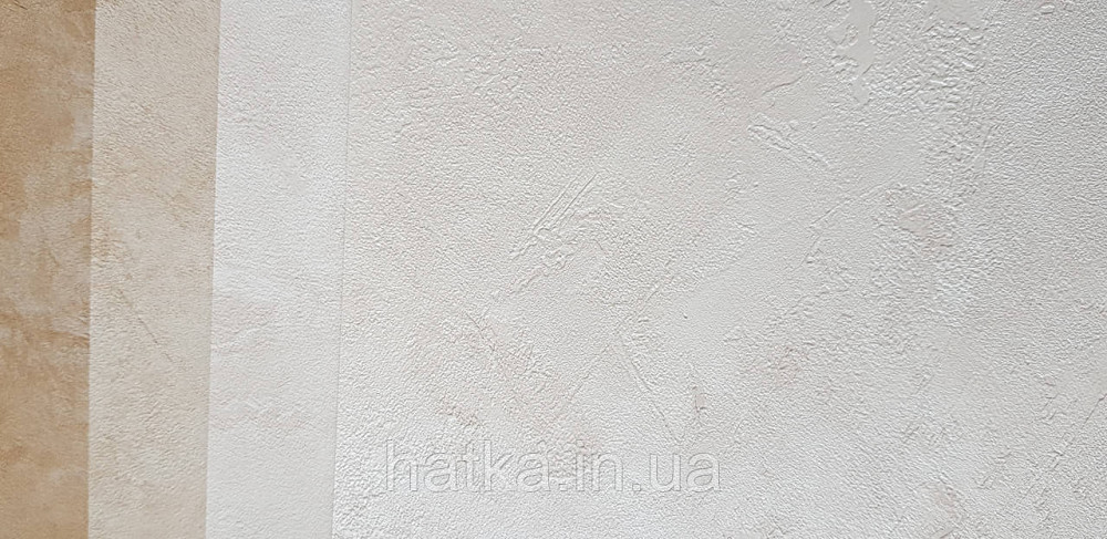 Шпалери вінілові на флізелін Caselio The Place to bed 0.53х10 м широкі білі смуги бежеві золотисті Київ - фото 3