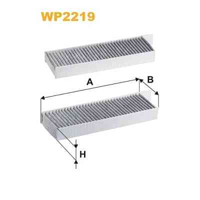 Фильтр салона Wixfiltron WP2219 Винница