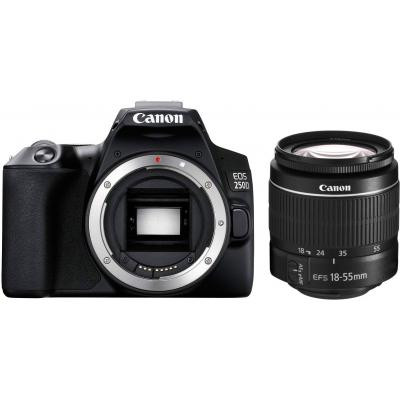 Цифровой фотоаппарат Canon EOS 250D 18-55 DC III Black kit (3454C009) Винница - изображение 1