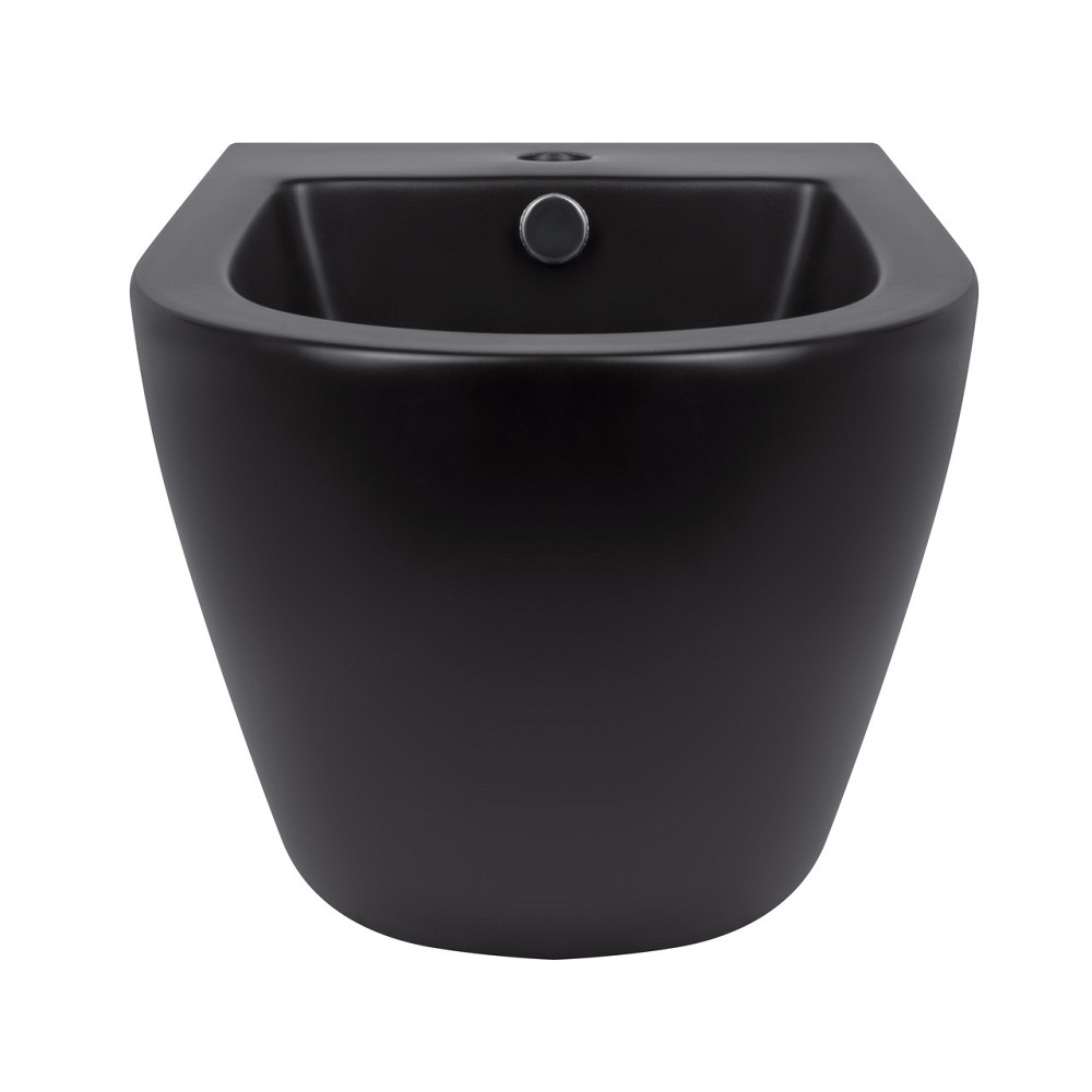 Биде подвесное Qtap Robin 495х370х325 Matt black QT1355046FMB Киев - изображение 3