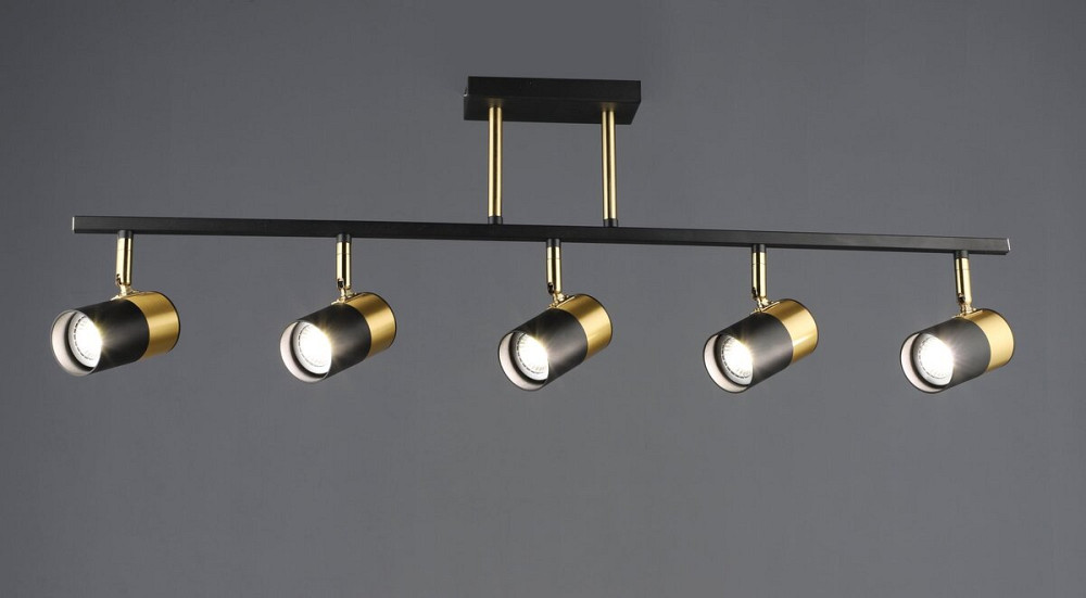 Люстра з поворотним механізмом B N6664/5 BK+COP*(лампочки в комплект не входять) Коломия - фото 1