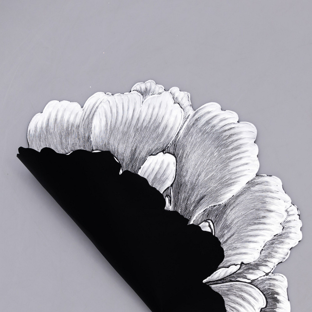 Килимок для сервірування столу Sakura 38 см срібло HP-36327-11G Київ - фото 2