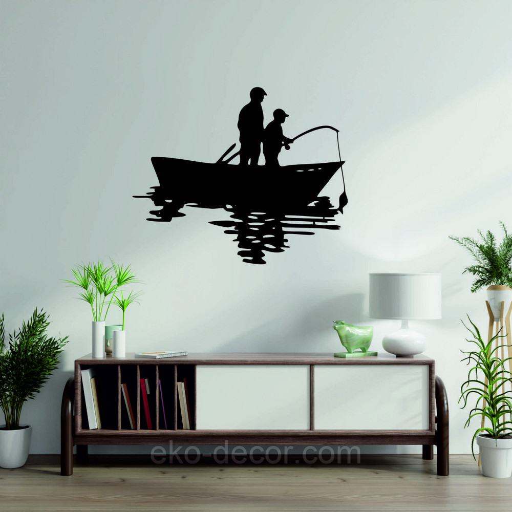 Декоративне настінне Панно «Рибалка», Декор на стіну Київ - фото 4