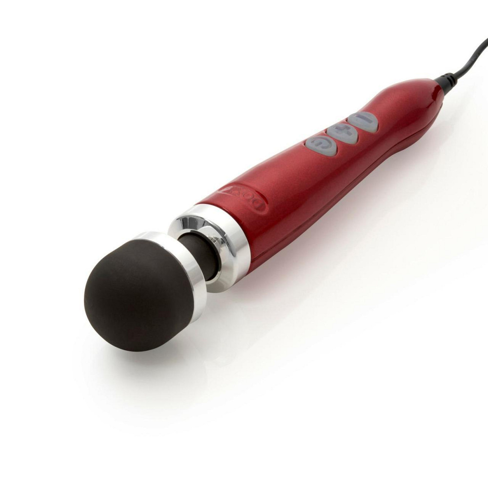 Вибромассажер DOXY Die Cast 3 Candy Red, очень мощный, питание 220В, металлический корпус Sex Aura Киев - изображение 2