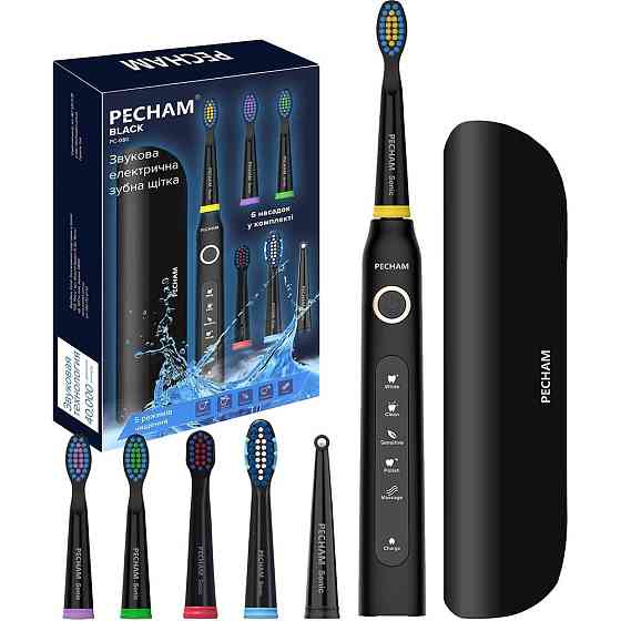 Електрична зубна щітка Pecham Travel PC-080 Black ( Black ) Харьков