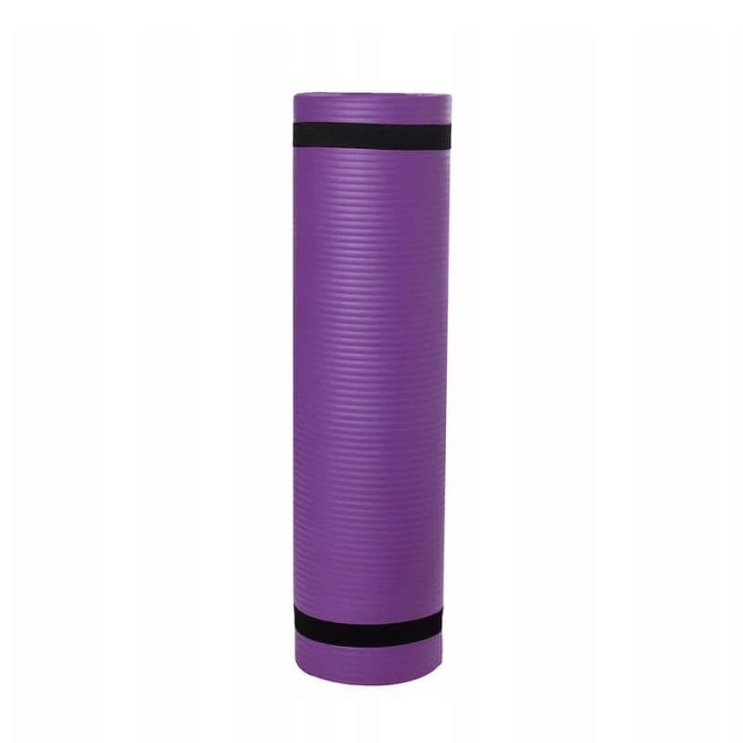 Килимок для йоги та фітнесу Power System PS-4017 NBR Fitness Yoga Mat Plus Purple (180х61х1) Кам'янське - фото 6