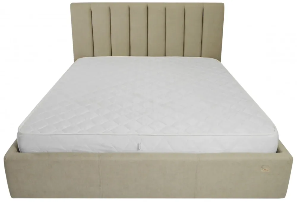 Ліжко Sanam Standart 120 х 200 см Fibril 10 Темно-бежевий Київ - фото 2