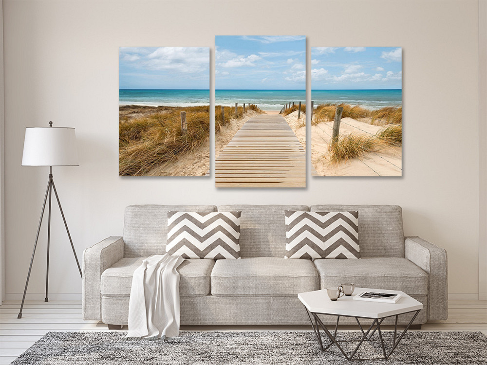 Модульная картина в гостиную / спальню Пісочний пляж Art-589_3 Киев - изображение 2