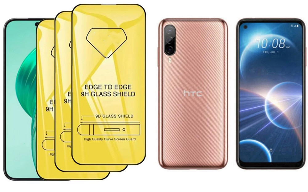 Захисне скло DefenzoGlass для HTC Desire 22 Pro 5G – подвійна міцність Київ - фото 1