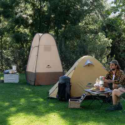 Намет Naturehike NH17Z002-P Душ/Туалет Коричневий (6927595795934) Вінниця