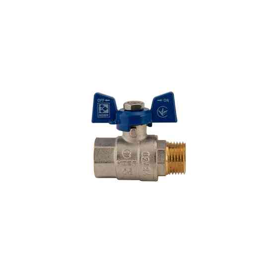 Кран кульовий Koer 1/2" ГШМ (KR.218.B) синій (KR2722) Київ
