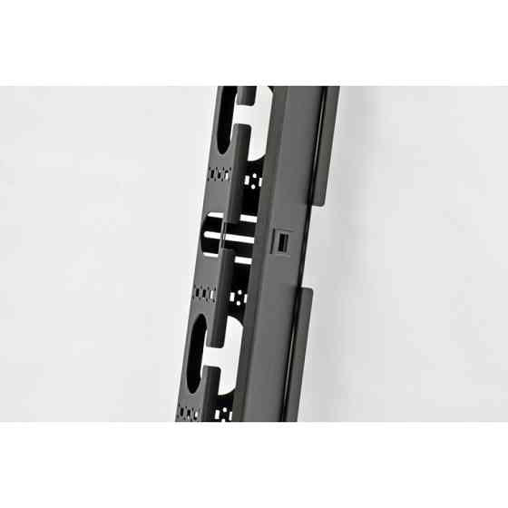 Боковий організатор кабелю з кришкою до шаф CMS MGSE 45U, чорний Київ