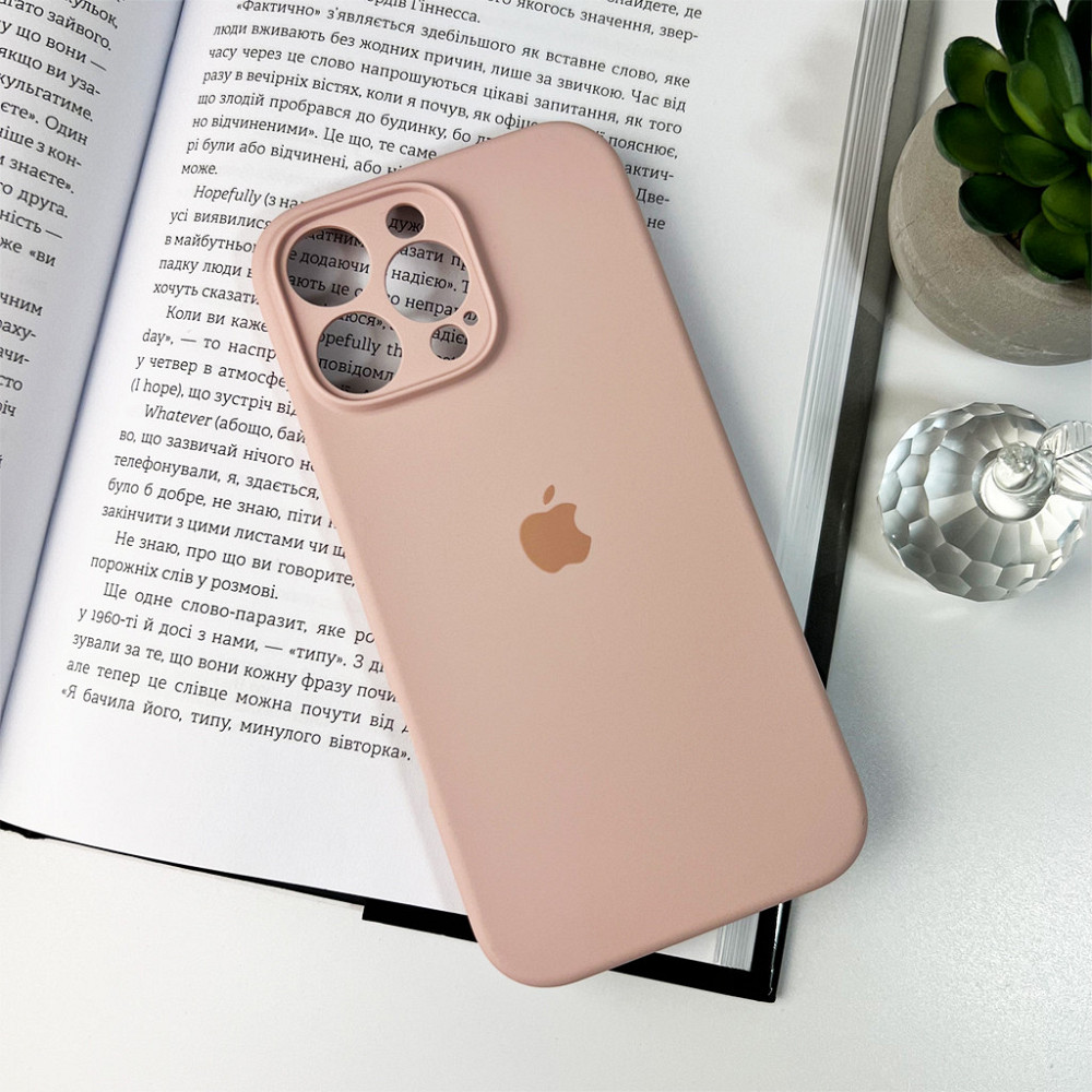 Чохол для смартфона Silicone Full Case AA Camera Protect for Apple iPhone 16 Pro 15,Pink Sand Київ - фото 6