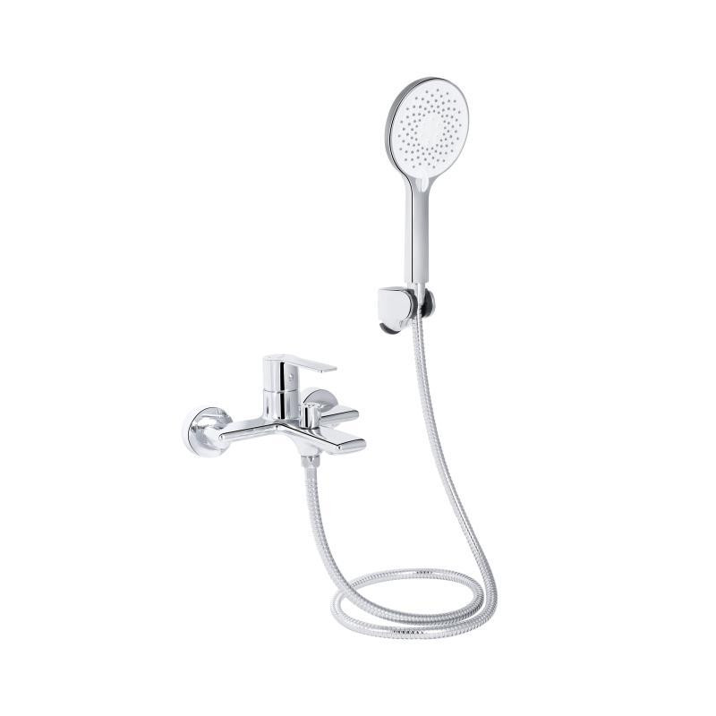 Смеситель для ванны c душевым гарнитуром Qtap Taurus QTTAU259CRM45661 Chrome Харьков - изображение 1