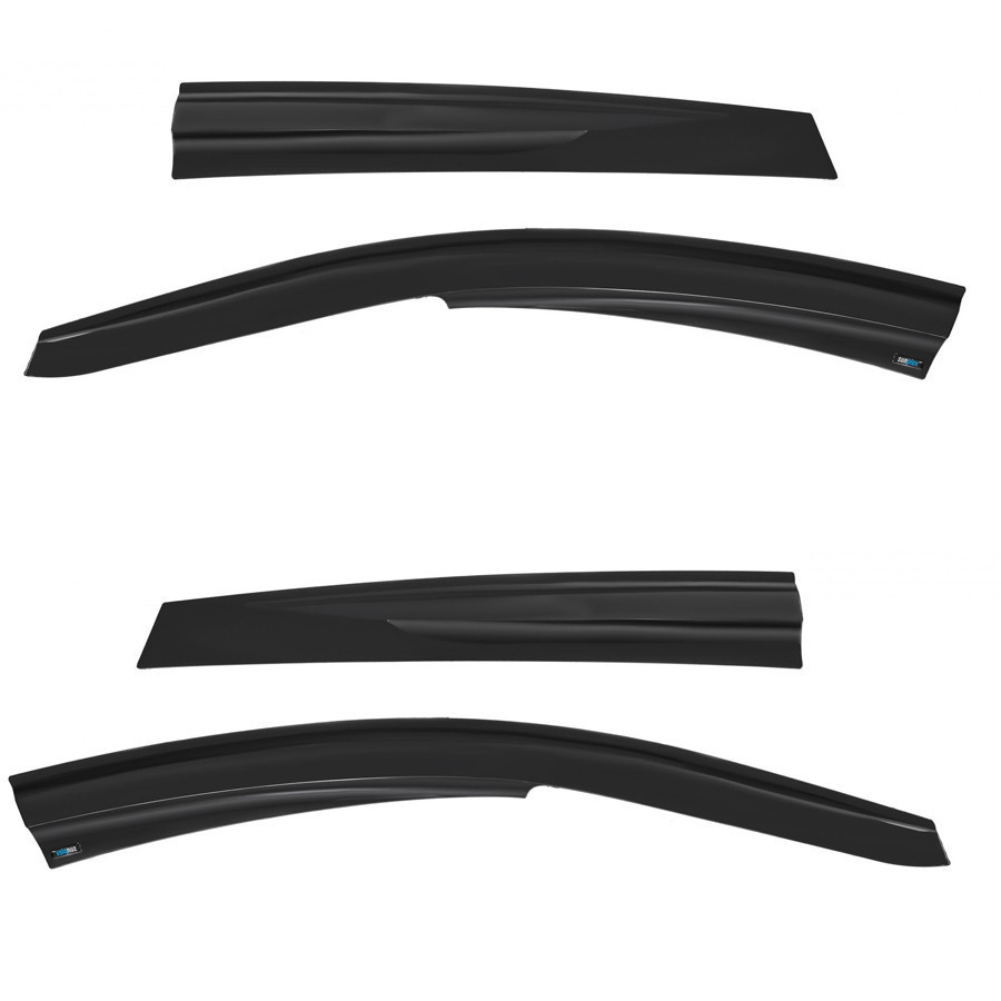 Дефлектори вікон (вітровики) Volkswagen Polo V 2010-2017, 4шт, SunPlex, хетчбек, на скотчі Вінниця - фото 2