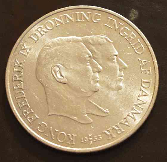2 крони, 1953 р Данія (Срібло) Полтава
