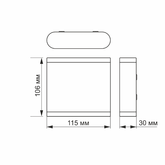 LED Світильник архітектурний VL-AR06-062B 6W 2700K 220-240V IP54 Videx Житомир