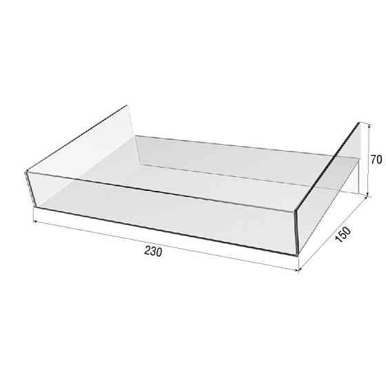 Подставка из акрила EKOSTAR для 5 эклеров 230х150х70 Киев