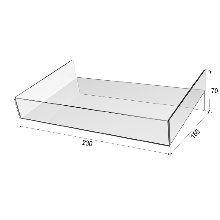Підставка із акрилу EKOSTAR для 5 еклерів 230х150х70 Київ - фото 2