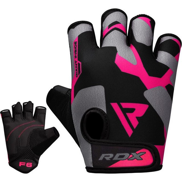 Рукавички для фітнесу RDX F6 Sumblimation PINK M Каменское - изображение 5