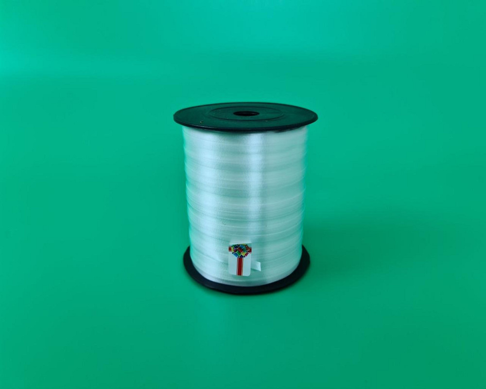 Стрічка для повітряних куль і подарунків 300 метрів біла (1 пачка) Харків - фото 1