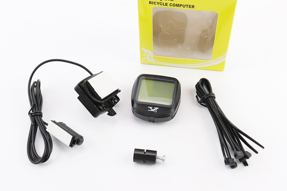 Велокомп'ютер 15-функцій, дротовий, 1.5" дисплей, чорний YS-468B (без батарейок) Київ - фото 1