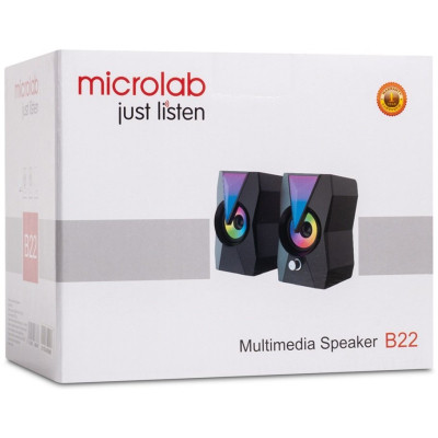 Акустическая система Microlab B-22 USB Black (B-22) Винница - изображение 5