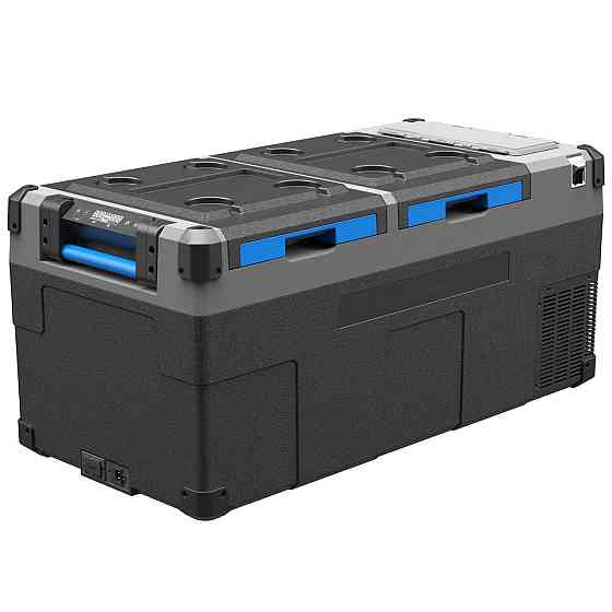 Компрессорный автохолодильник Alpicool E75. Двухкамерный. До -20 ℃. Питание – 12, 24, 220 вольт Дніпро
