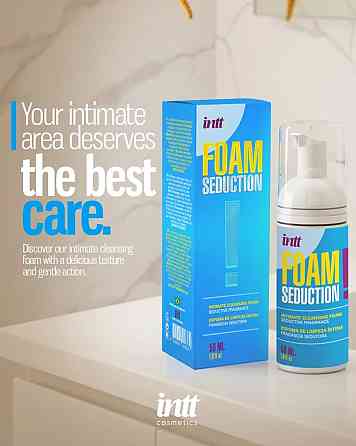 Піна для інтимної гігієни Intt FOAM SEDUCTION! унісекс, з ароматом, 50 мл Sex Aura Київ