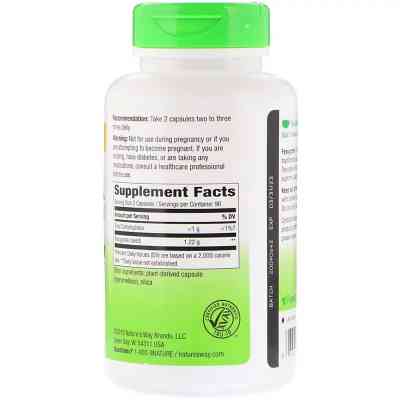 Травы Nature's Way Пажитник, Fenugreek Seed, 610 мг, 180 капсул (NWY-14610) Винница