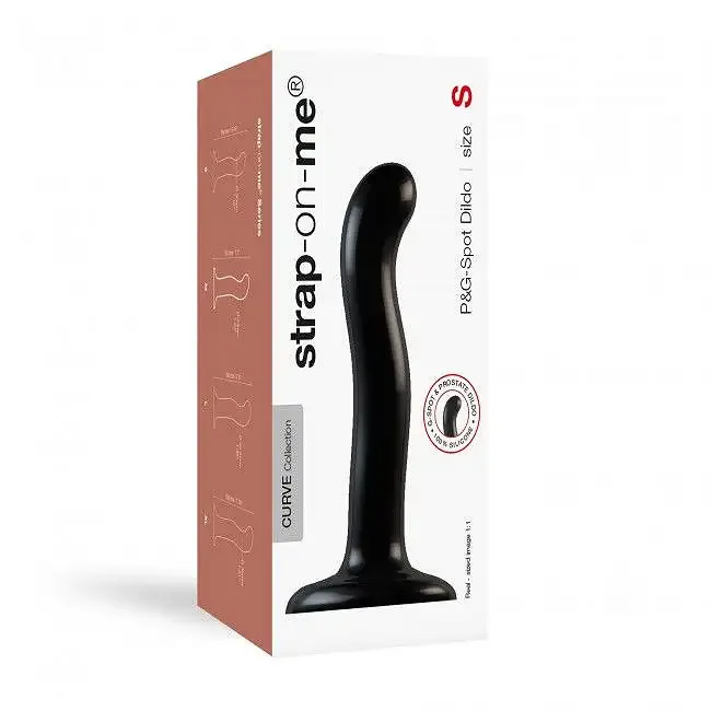 Насадка для страпона Strap-On-Me P&G-Spot Dildo, силікон, розмір S Львов - изображение 8
