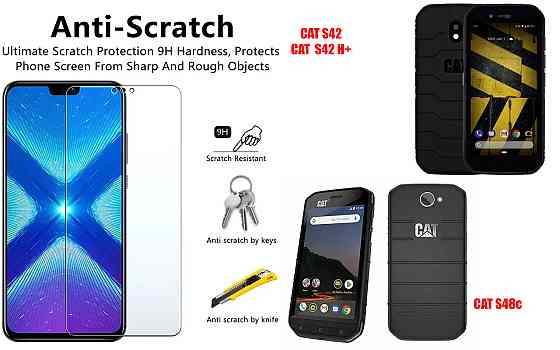 Защитное стекло NeoGlass для CAT S42, S42 H+, S48c – ультрапрозрачное и устойчивое Киев