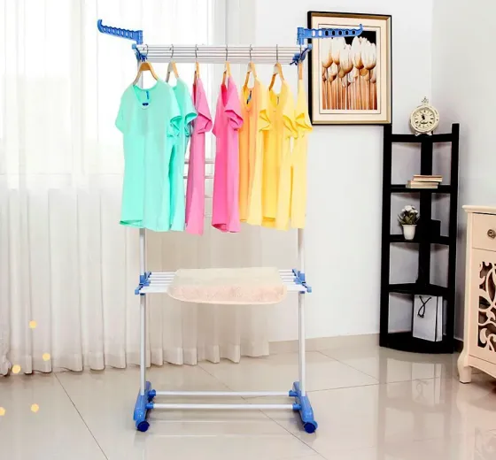 Сушилка для вещей Складная сушилка для белья Garment Rack With Wheels Коломия