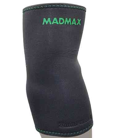 Налокітник MadMax MFA-293 Zahoprene Elbow Support Dark Grey/Green (1шт.) M Кам'янське