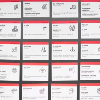 Обучающий набор English Student Карточки для изучения английского языка IELTS уровень 5.0-7.0 (укр.) (591225986) Винница - изображение 3