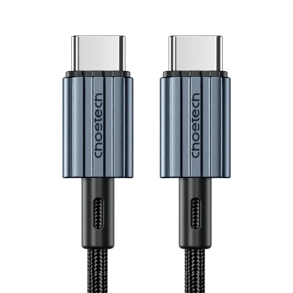 Кабель Choetech ХСС-1015 Black USB-C to USB-C PD60W 2m (43-00125) Київ - фото 2