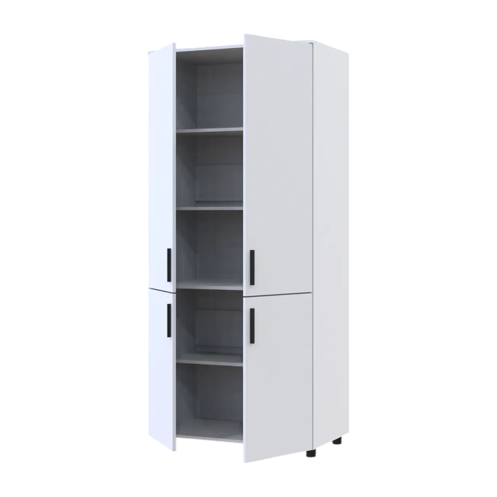 Шафа для одягу Doros Торн Білий 2 ДСП (полиці) 90х51.6х200 (DRS-012018) Дніпро - фото 4