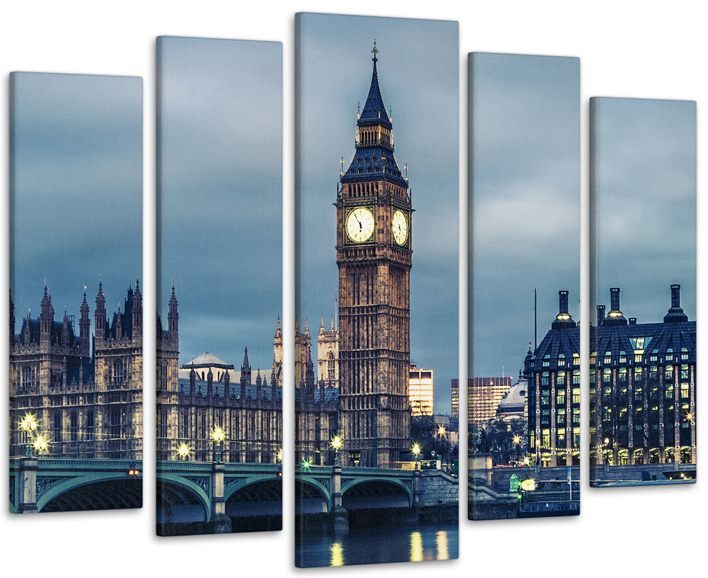 Модульная картина Лондон Art-337_5 ( 80х118см ) Киев - изображение 1