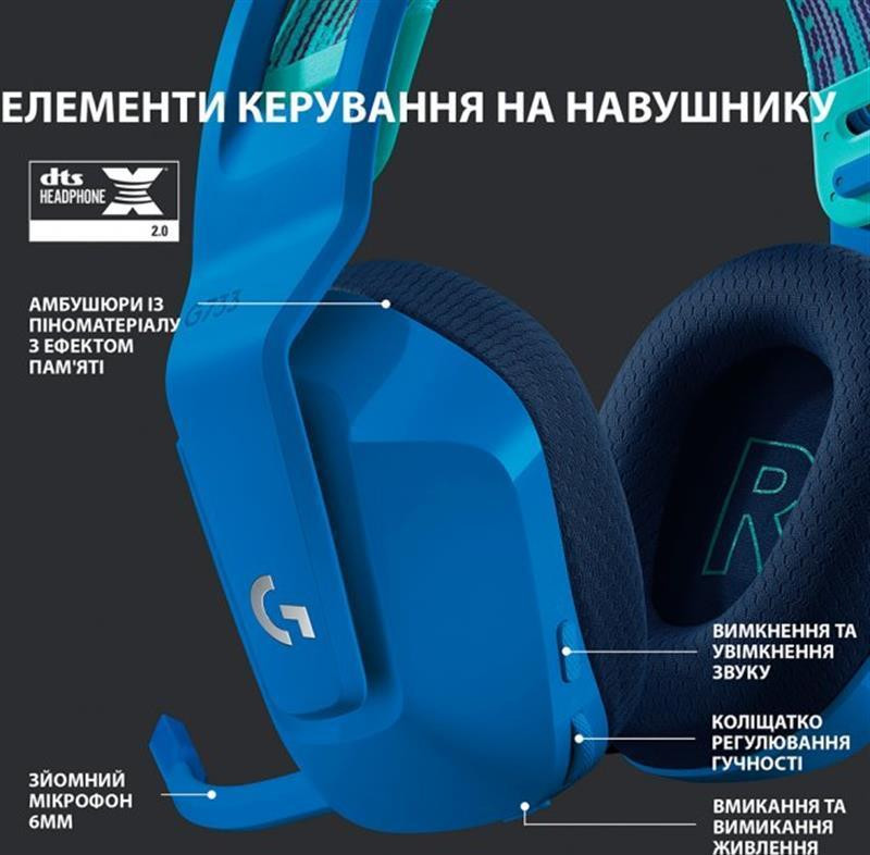 Гарнітура Logitech G733 Blue (981-000943) Синій Харків - фото 7