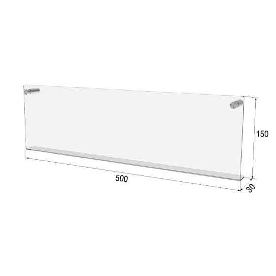 Полиця EKOSTAR настінна 500х150х30 Київ