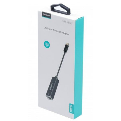 Адаптер USB-C to Gigabit Ethernet Choetech (HUB-R01) Вінниця - фото 9