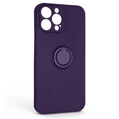 Чехол для мобильного телефона Armorstandart Icon Ring Apple iPhone 13 Pro Max Dark Purple (ARM68679) Винница - изображение 1