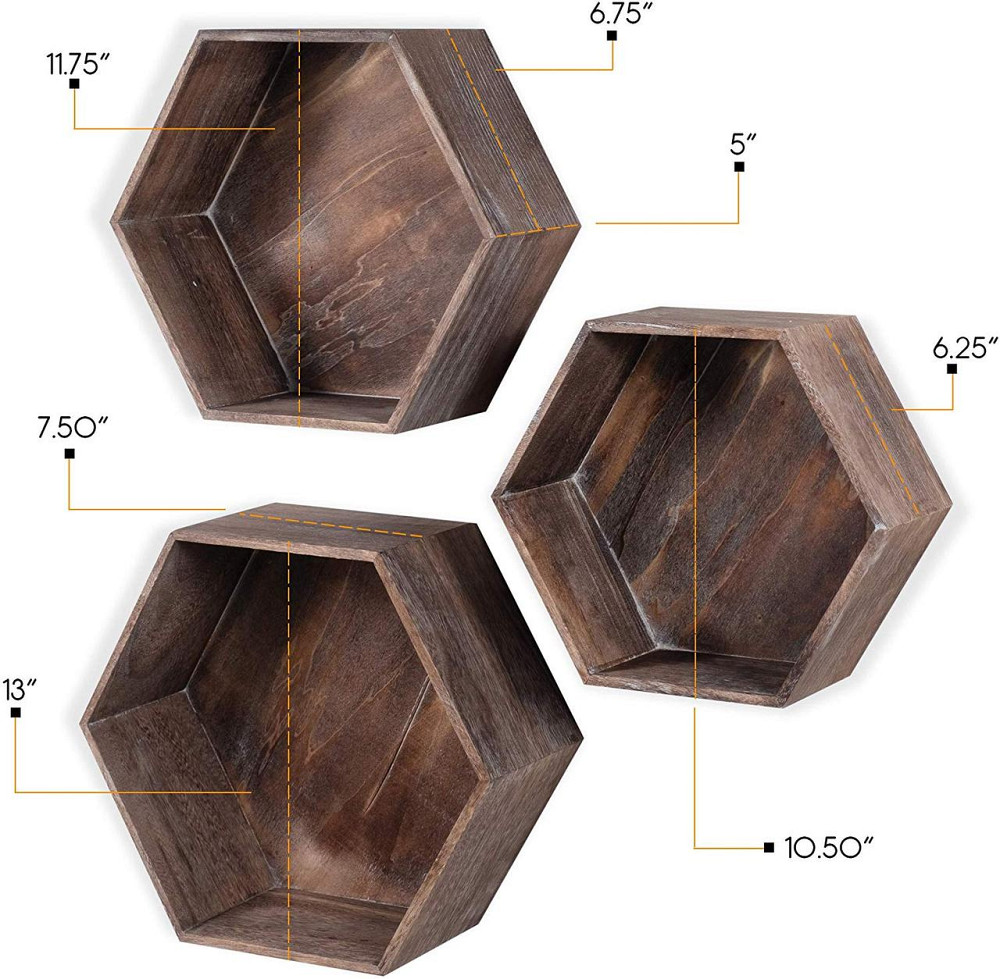 Набір настінних книжкових полиць "Алхімік" мокко Миколаїв - фото 7