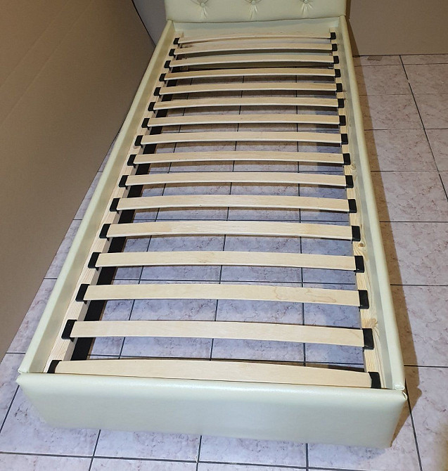 Ліжко BacardiDesign з підйомним механізмом каркас метал 90x190 бежевий Київ - фото 5