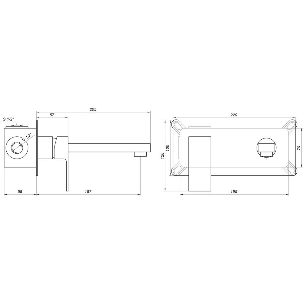 Змішувач для умивальника Globus Lux Milano GLM-204-BB-SMART Київ - фото 2
